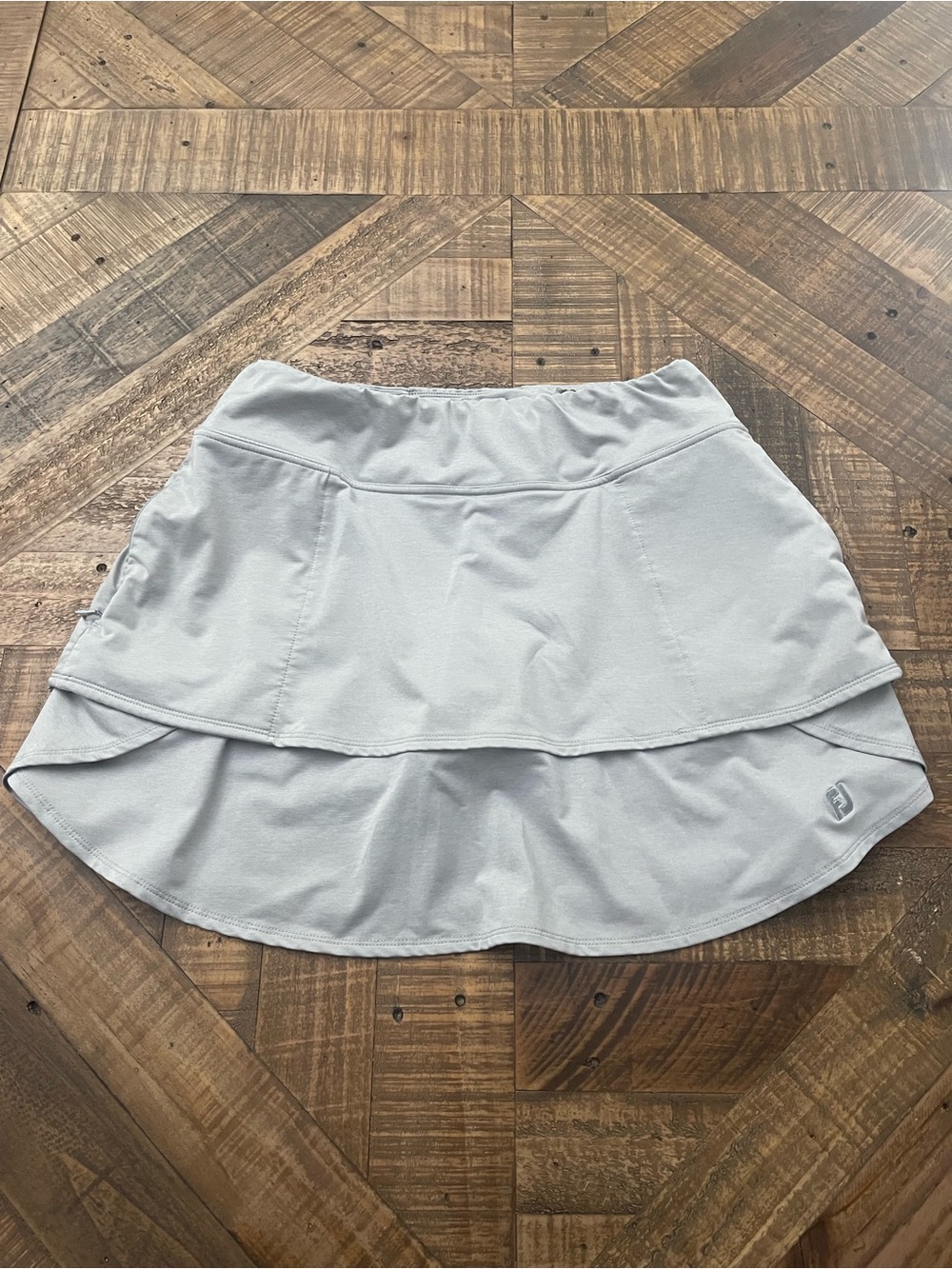 FJ FootJoy Women's Layered Athletic Tennis Golf Skort Gray Size Medium